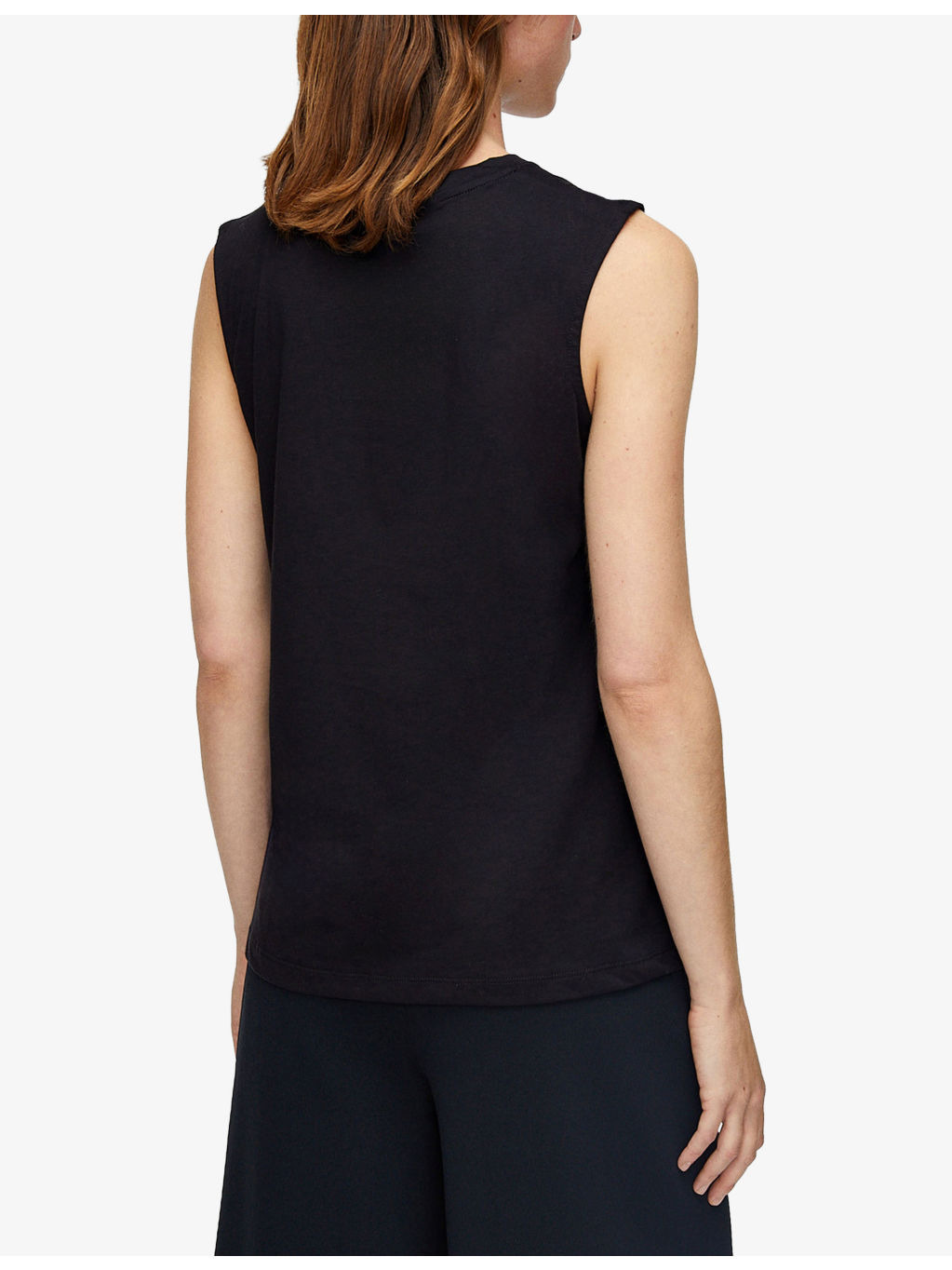 Cotton-Silk Jersey Tank Top - 4