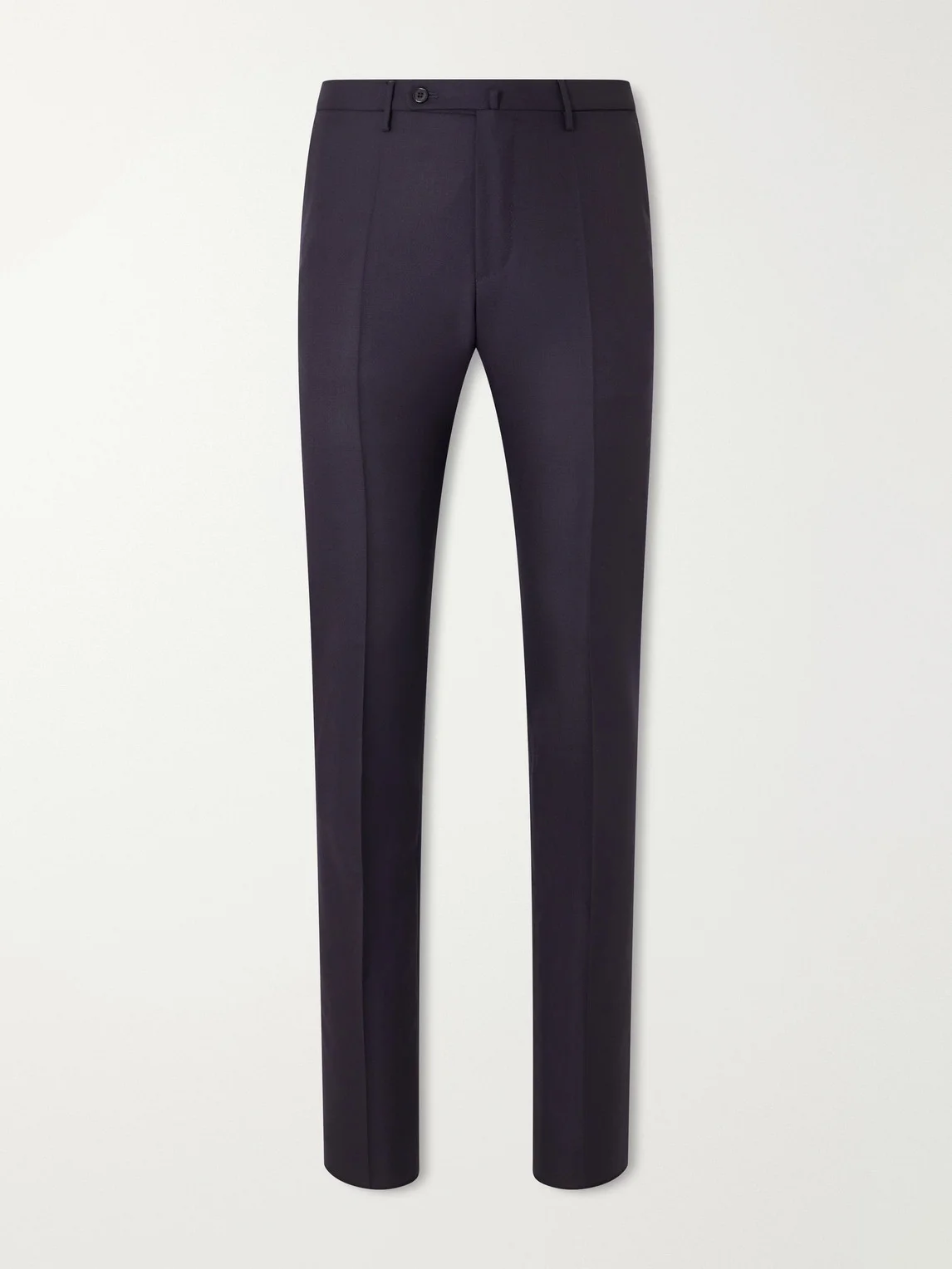 Incotex Straight-Leg Wool-Canvas Trousers - 1