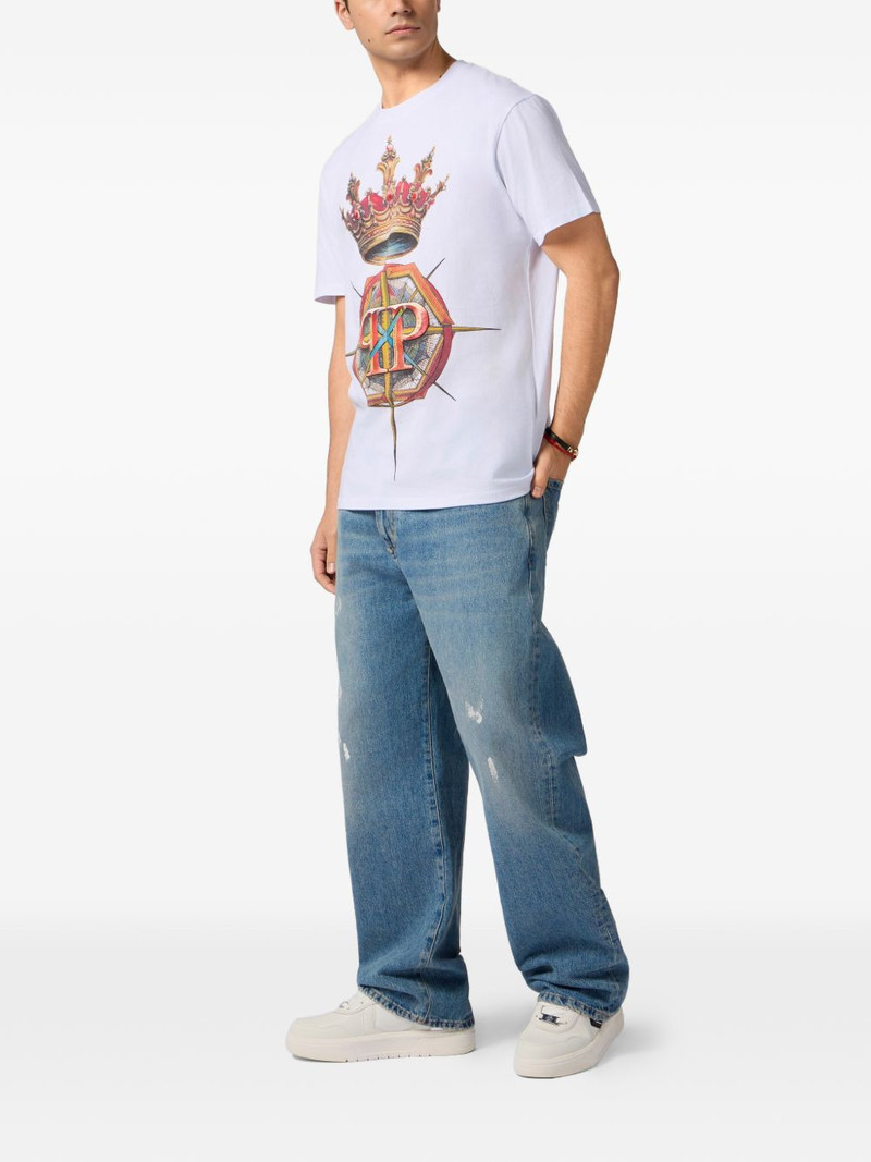PHILIPP PLEIN crown-print T-shirt outlook