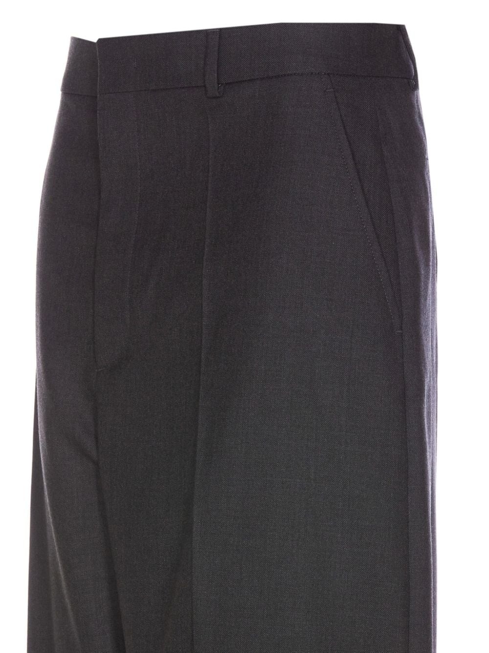 virgin-wool tapered trousers - 3