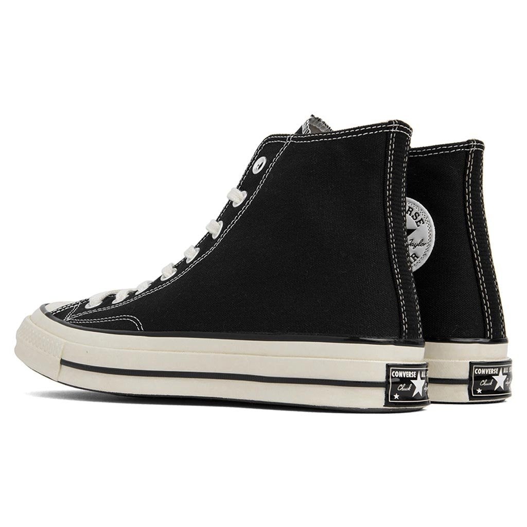 CONVERSE CHUCK '70 HI - BLACK/BLACK/EGRET - 3