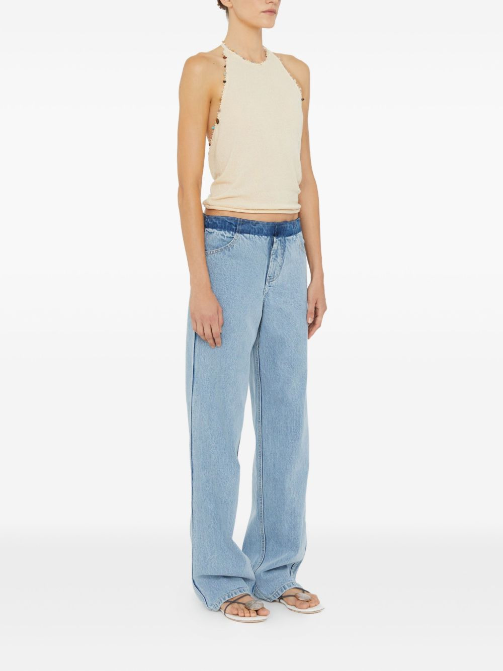 Beach Quartz halter-neck tank top - 3