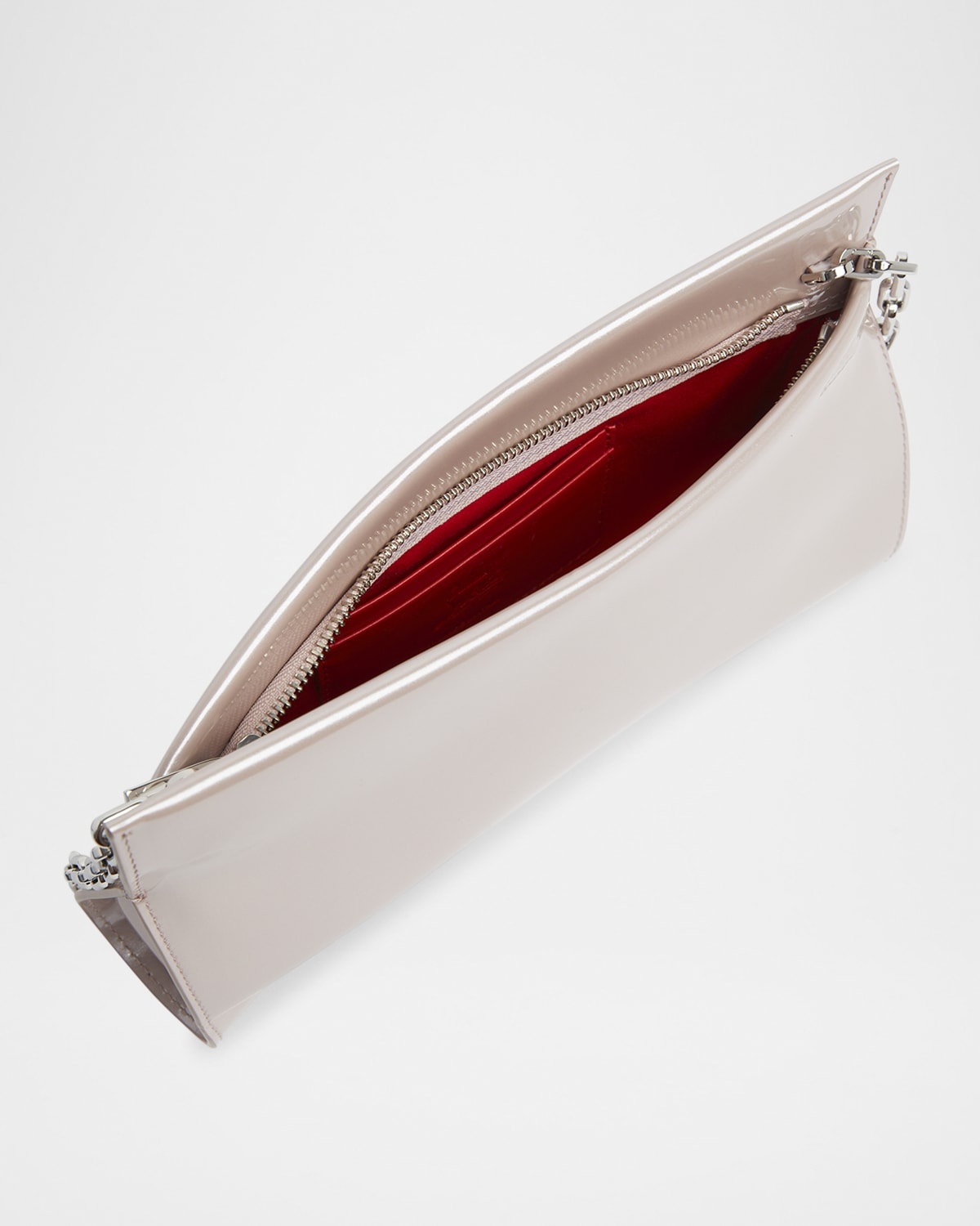 Loubitwist Small Patent Leather Clutch Bag - 3