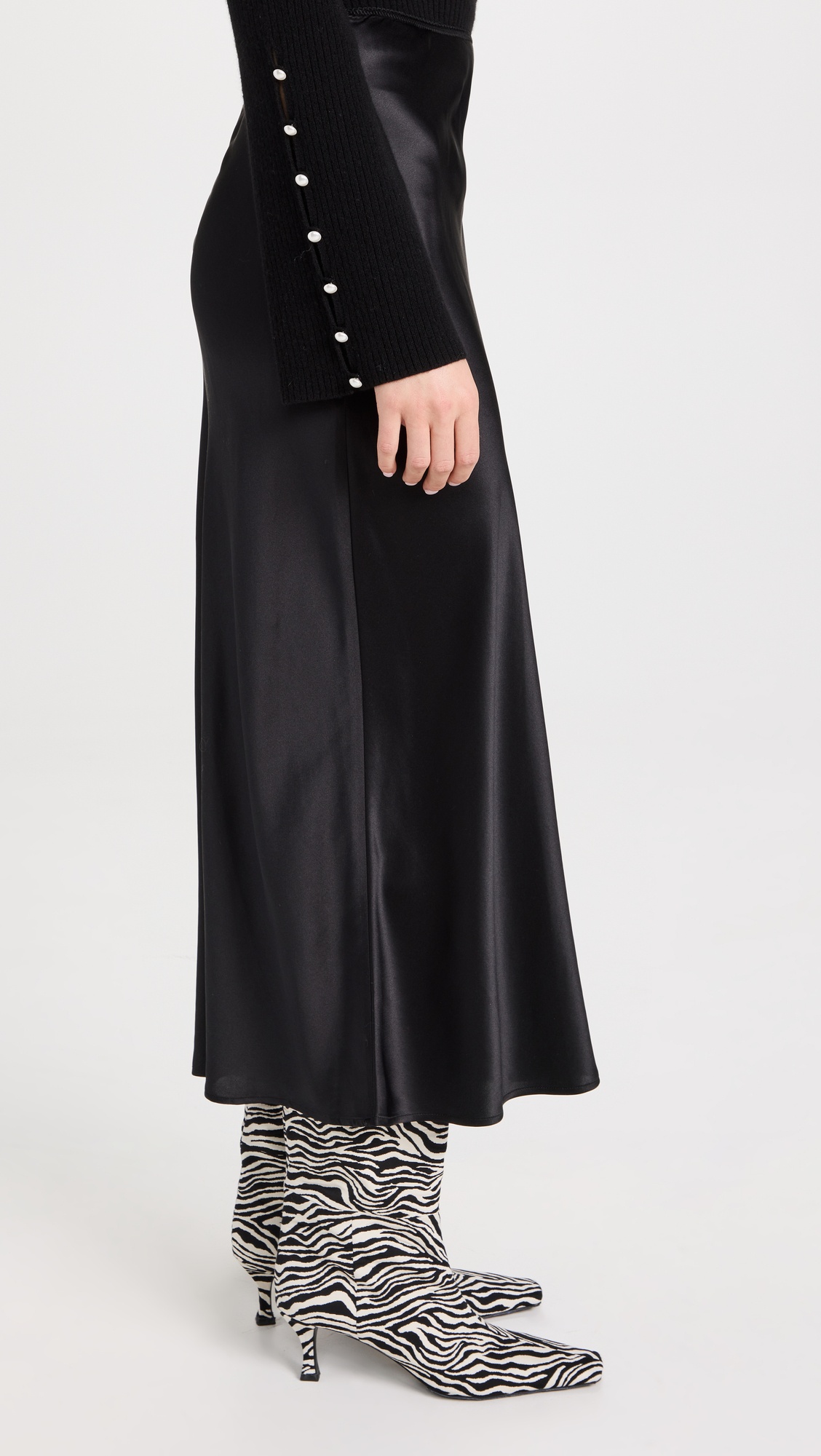 Layla Silk Skirt - 3