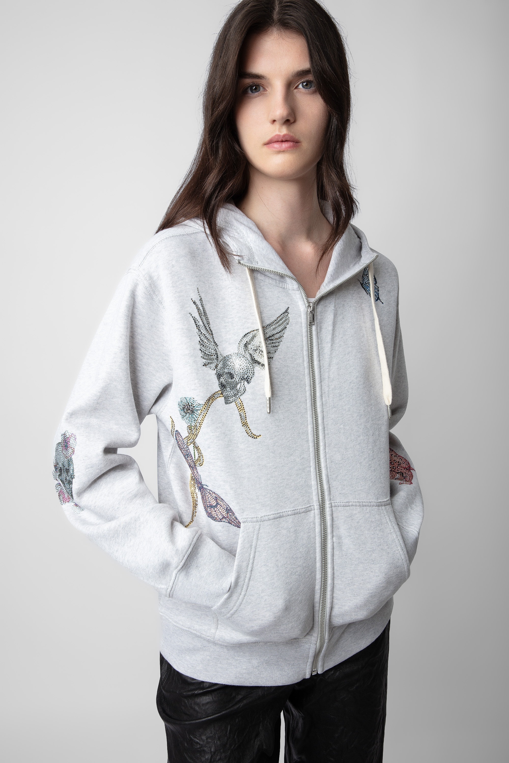 Harper Diamanté Hoodie - 2