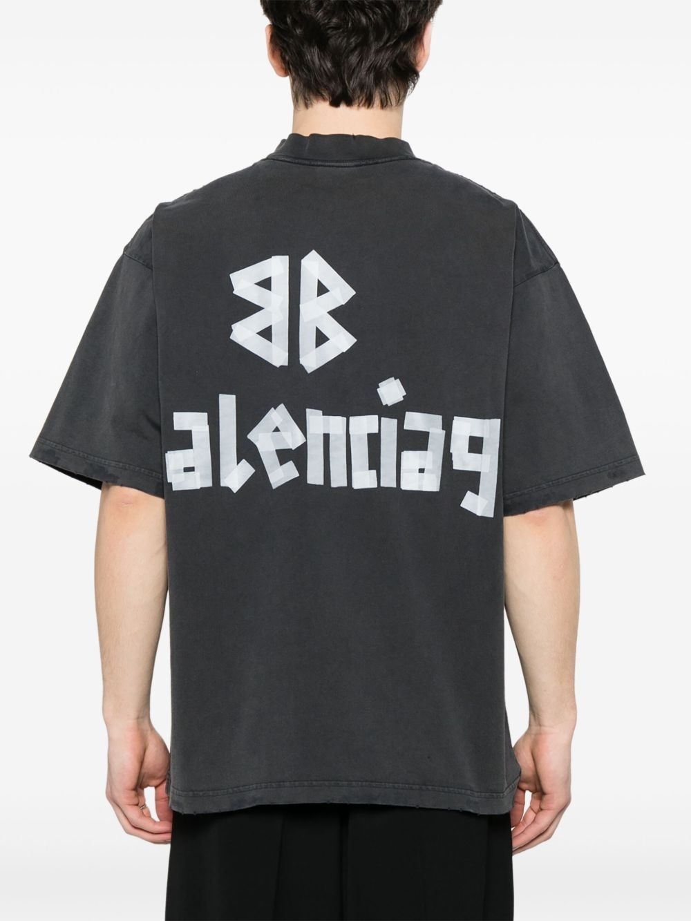 Tape Type T-shirt - 4