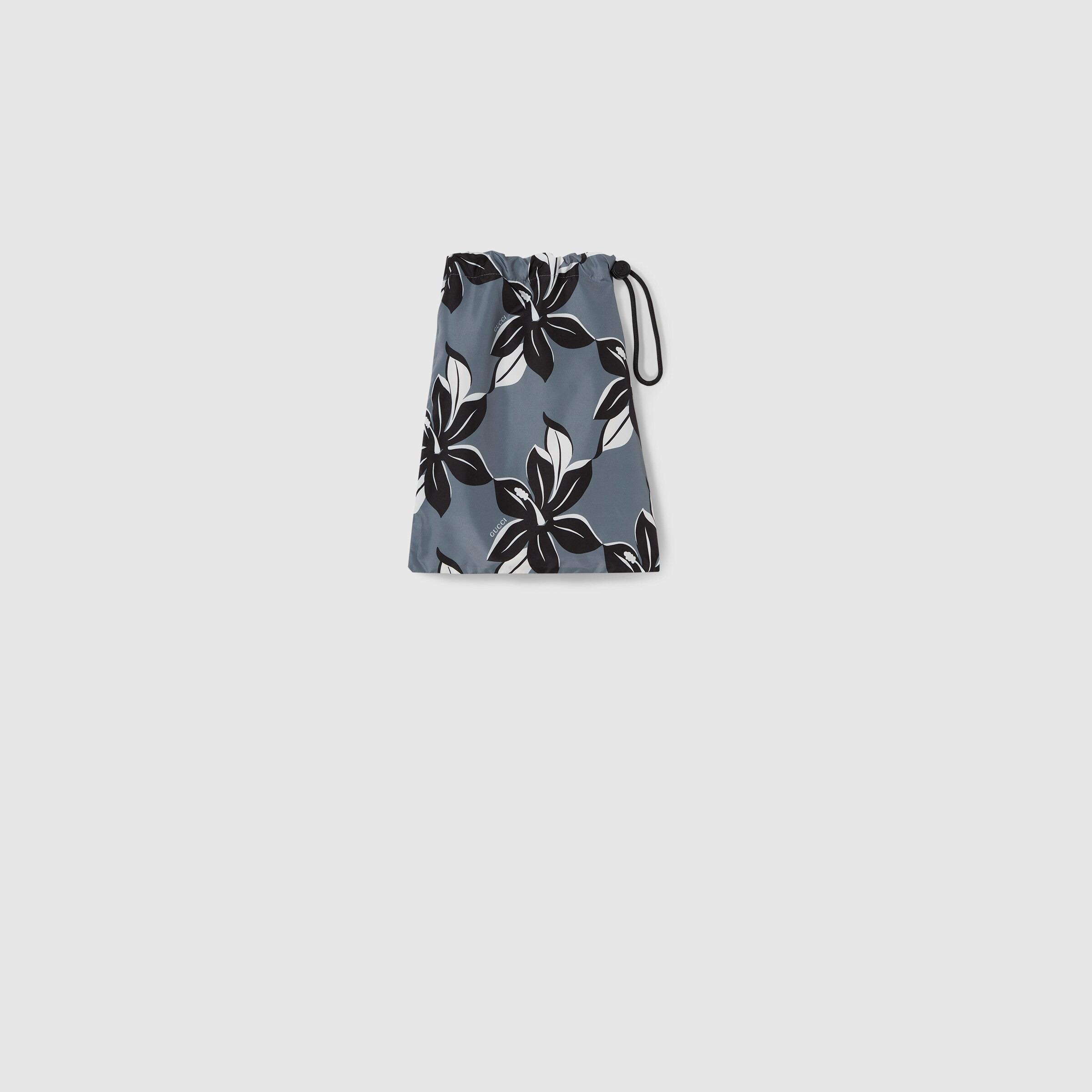 Printed technical poplin swim short - 7
