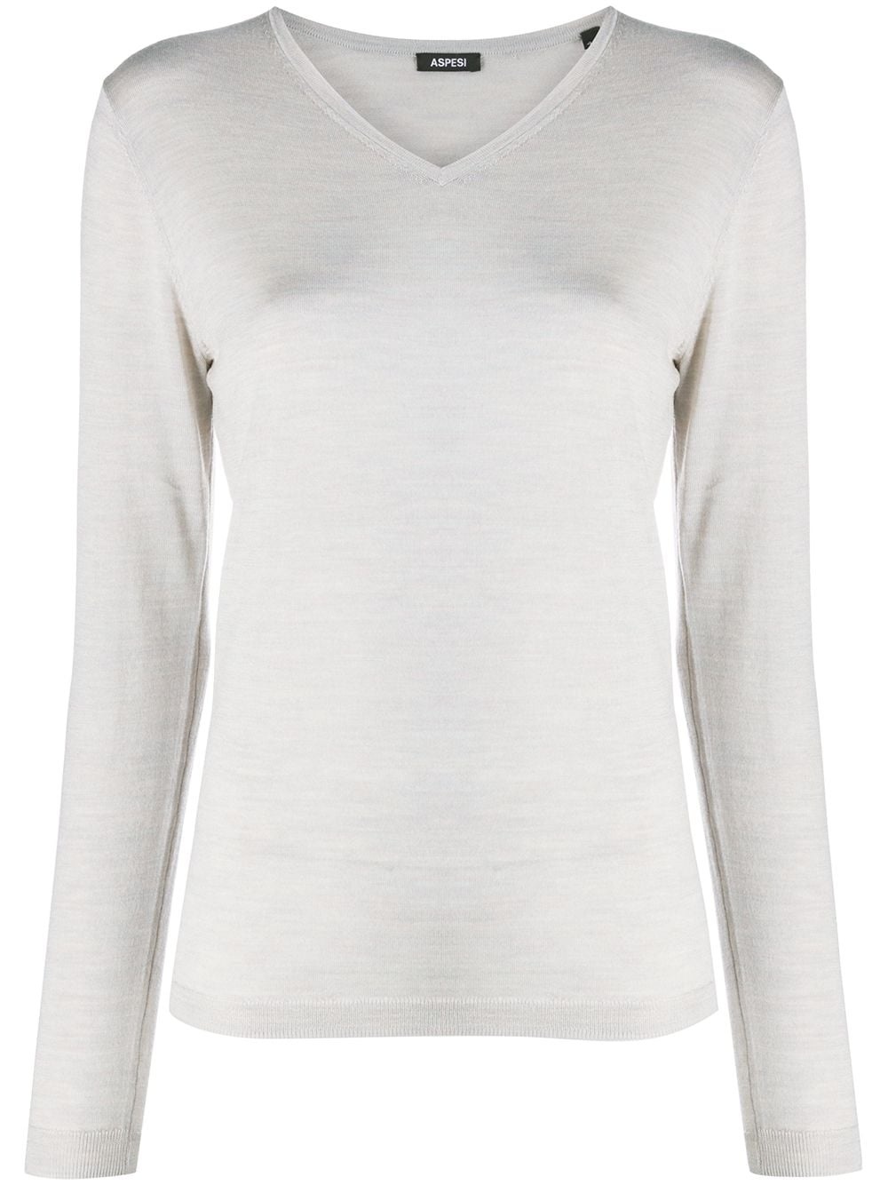 v-neck pull over jumper - 1