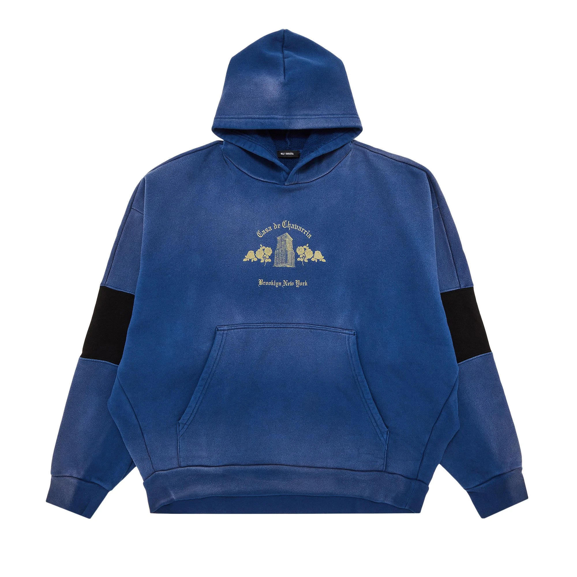 Willy Chavarria Casa De Chavarria Hoodie 'Prussian Blue' - 1