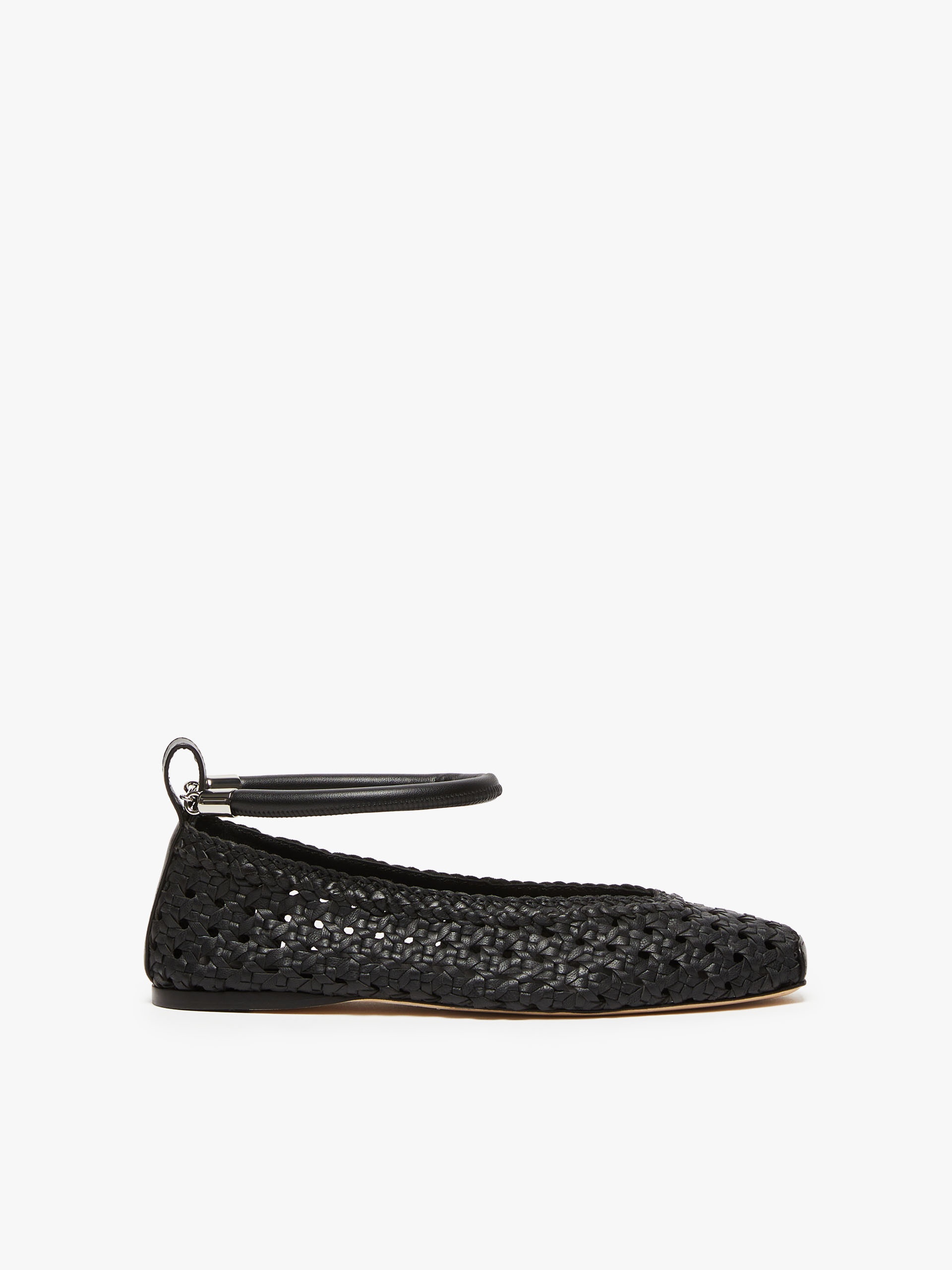 ASSUNTA Woven nappa leather ballet flats - 1