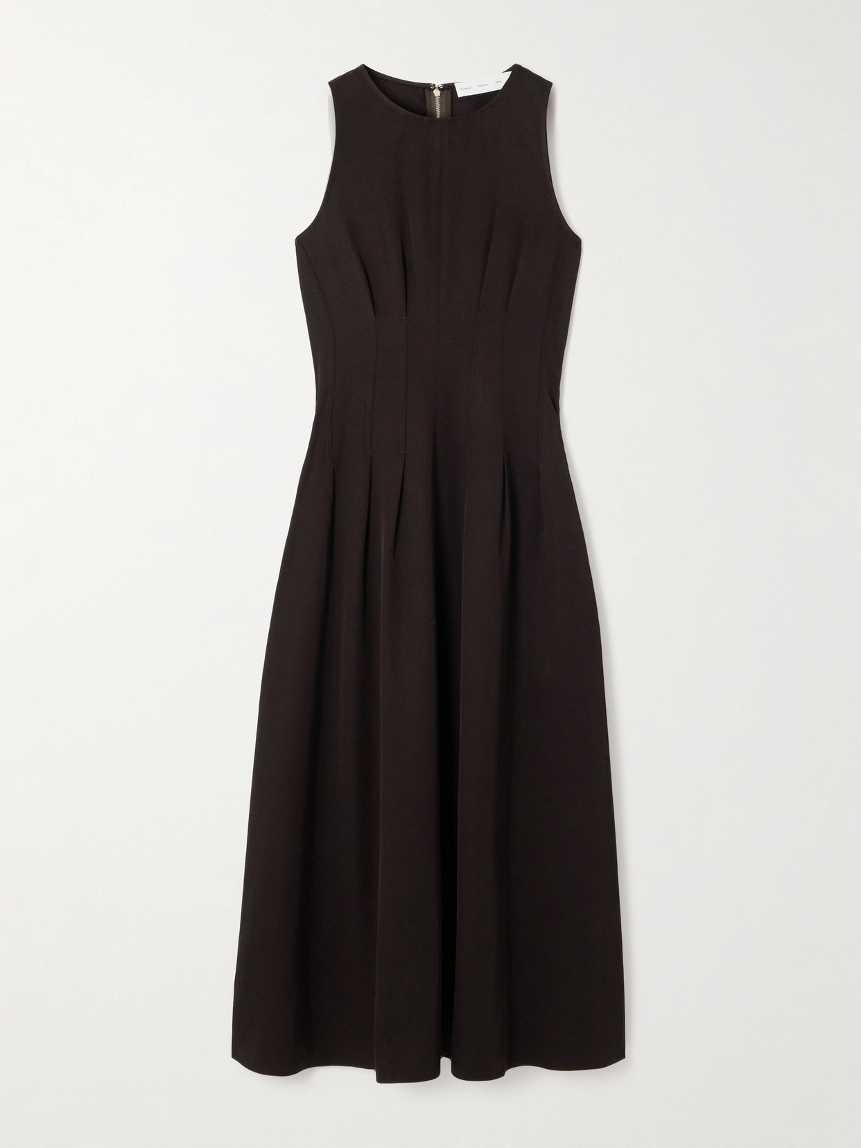 Bronwyn Pleated Twill Midi Dress - 1