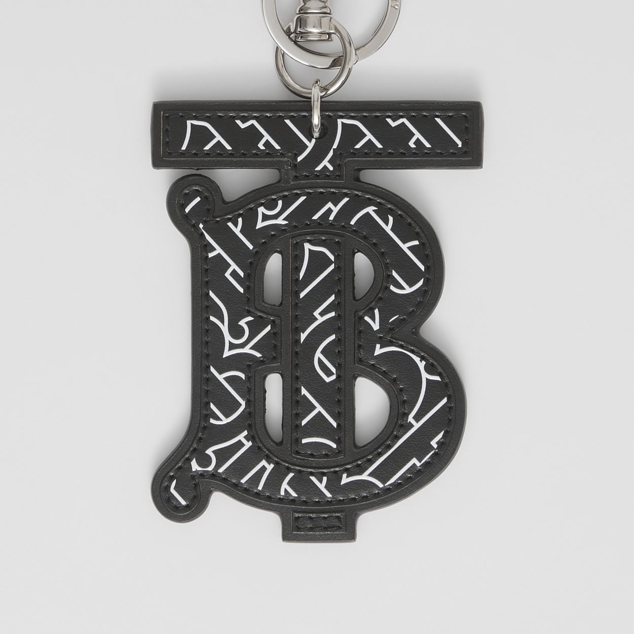 Monogram Motif Leather Key Ring - 2