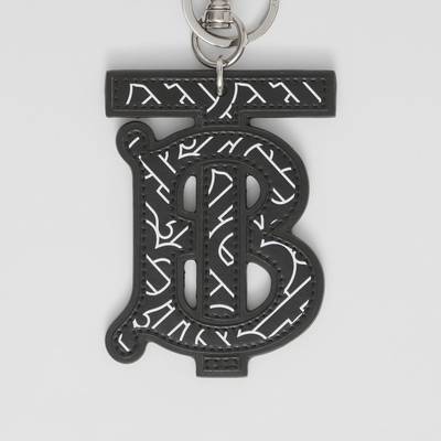 Burberry Monogram Motif Leather Key Ring outlook