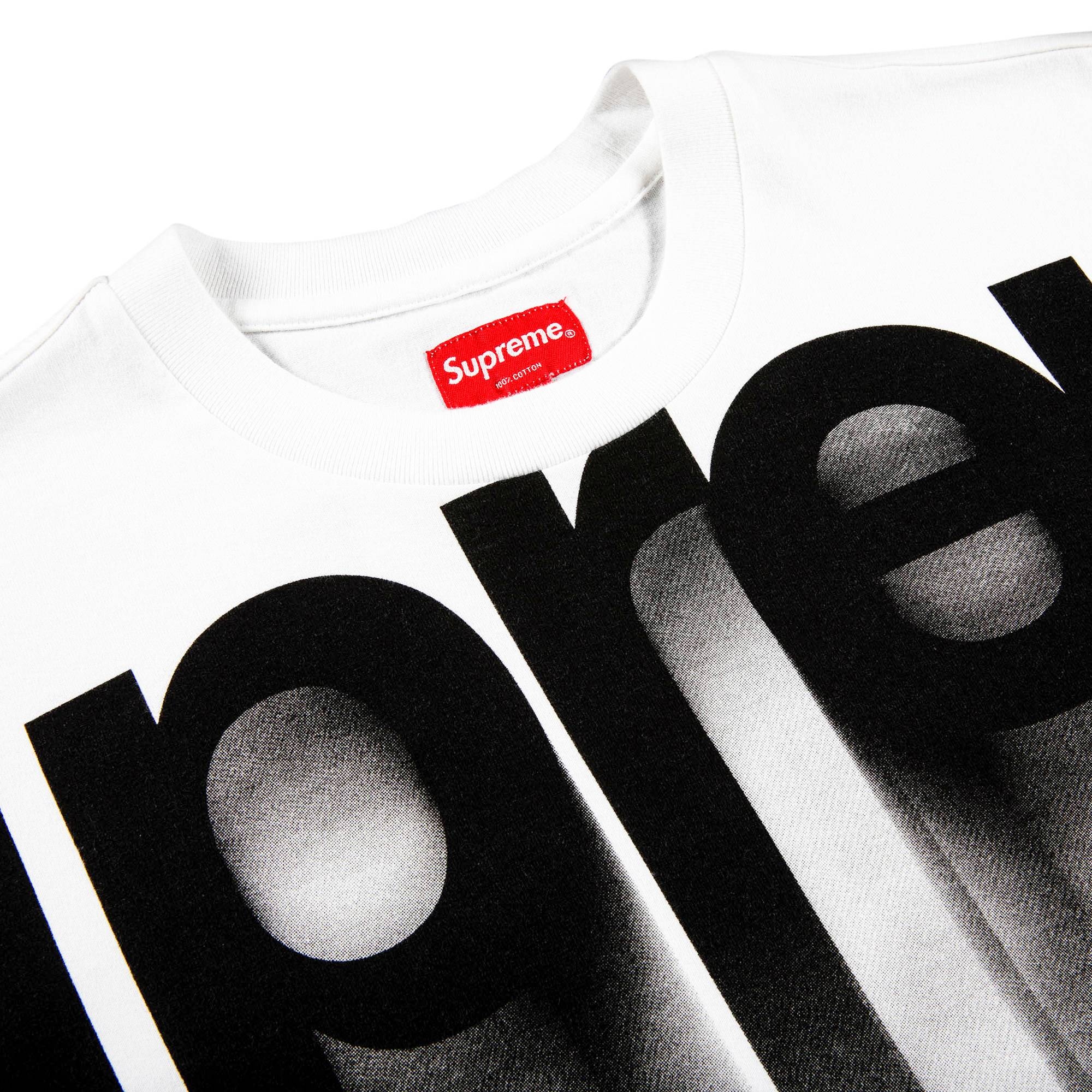 Supreme Bleed Logo Short-Sleeve Top 'White' - 2