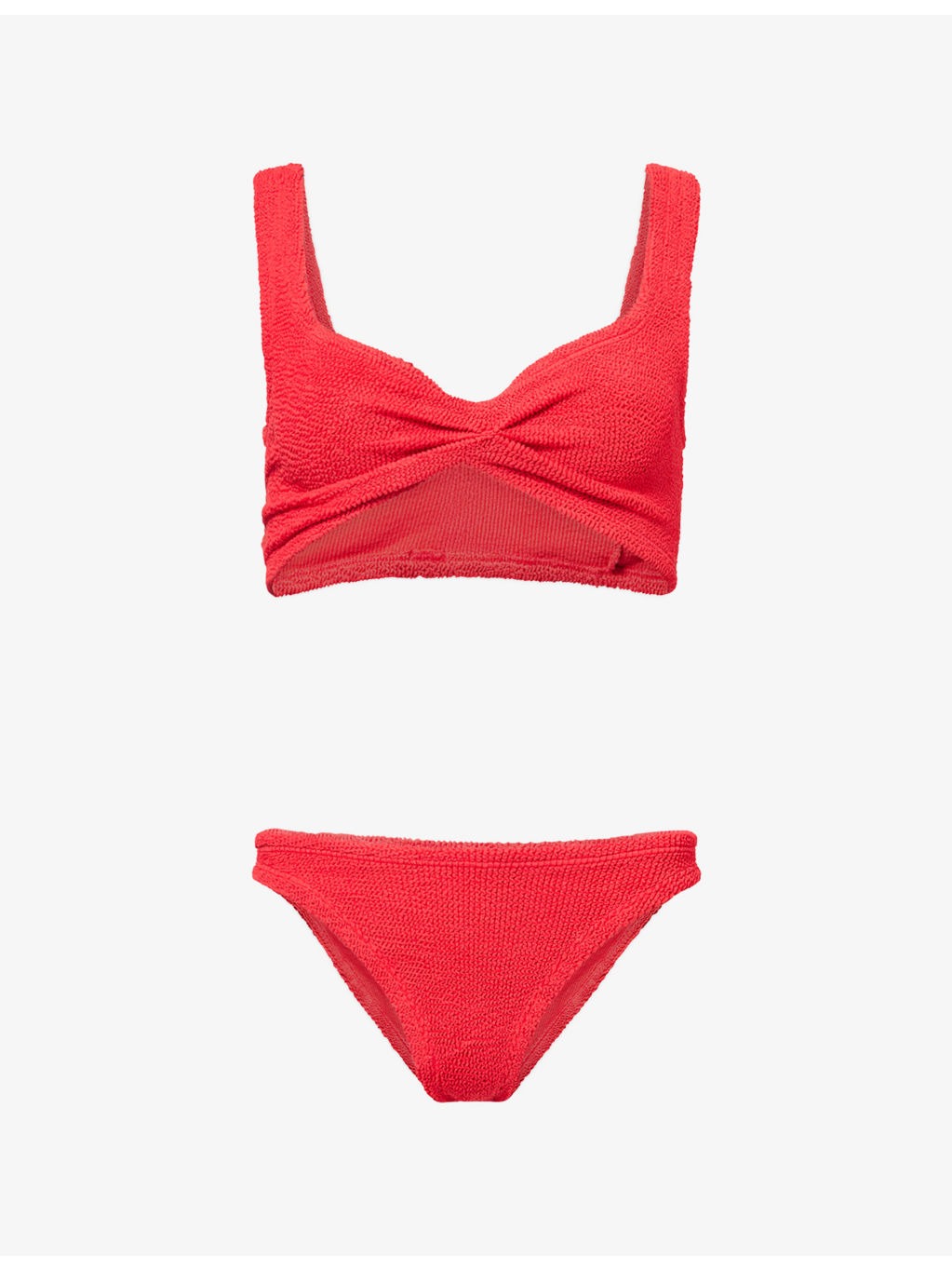 Juno crinkled bikini set - 1