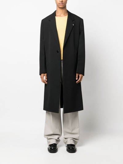 Jil Sander single-breasted wool coat outlook