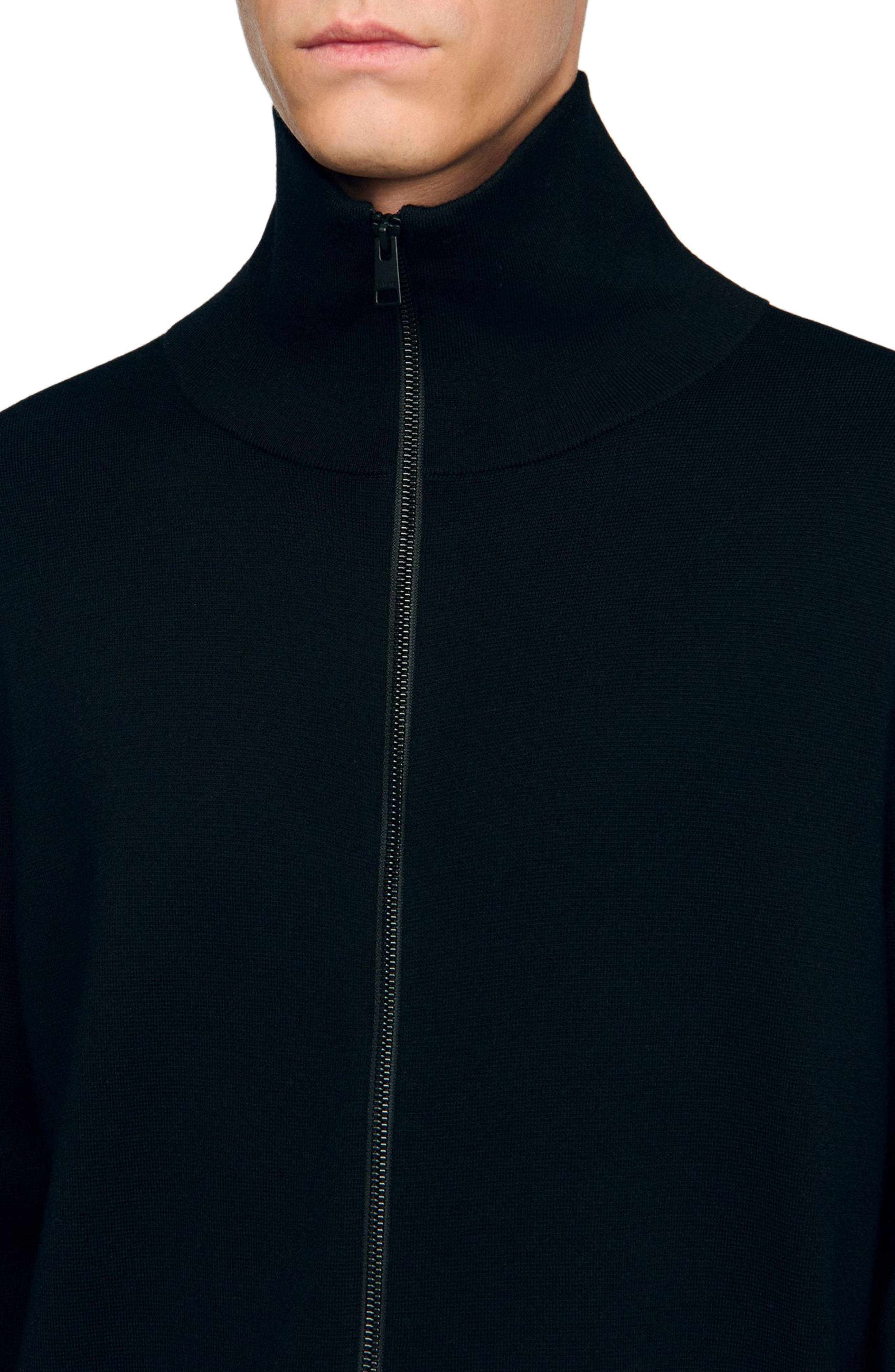 Trucker Wool Blend Cardigan - 4