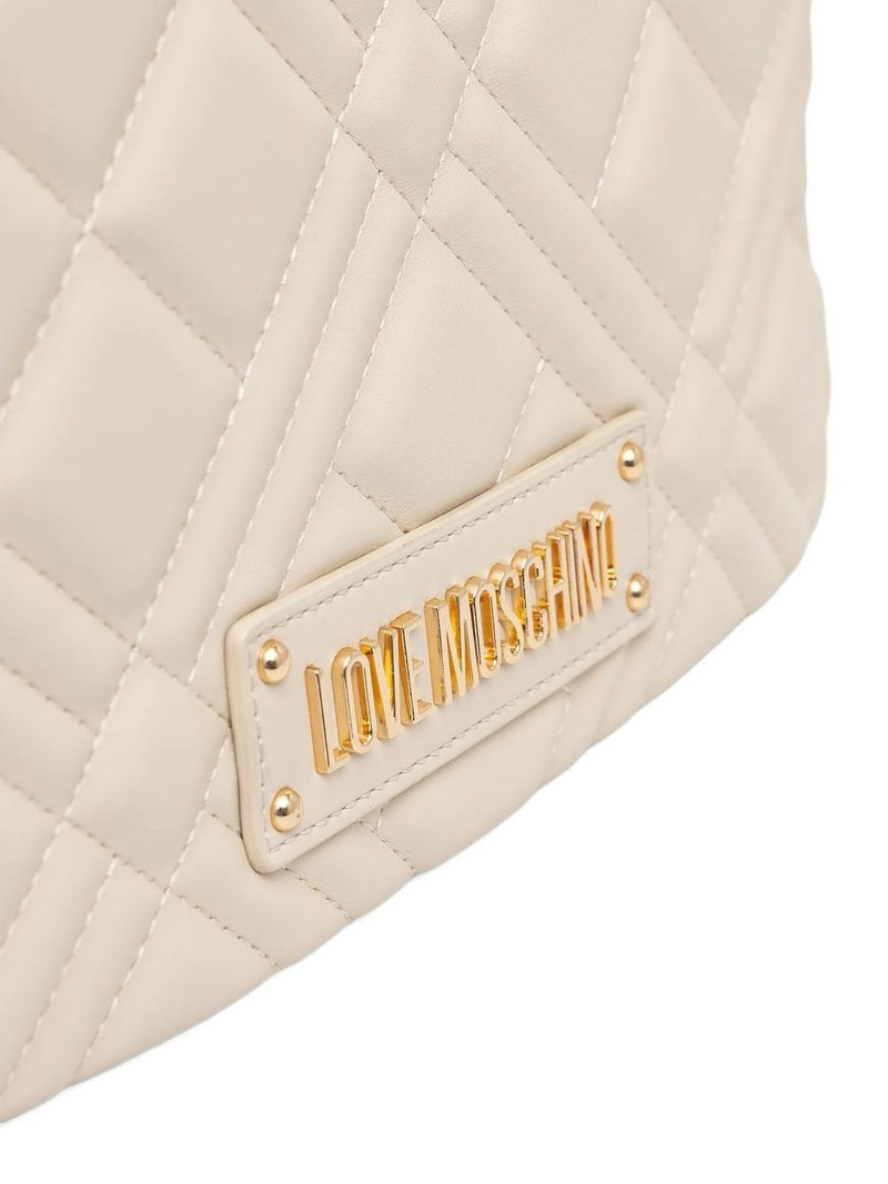 Moschino quilted chain shoulder bag outlook