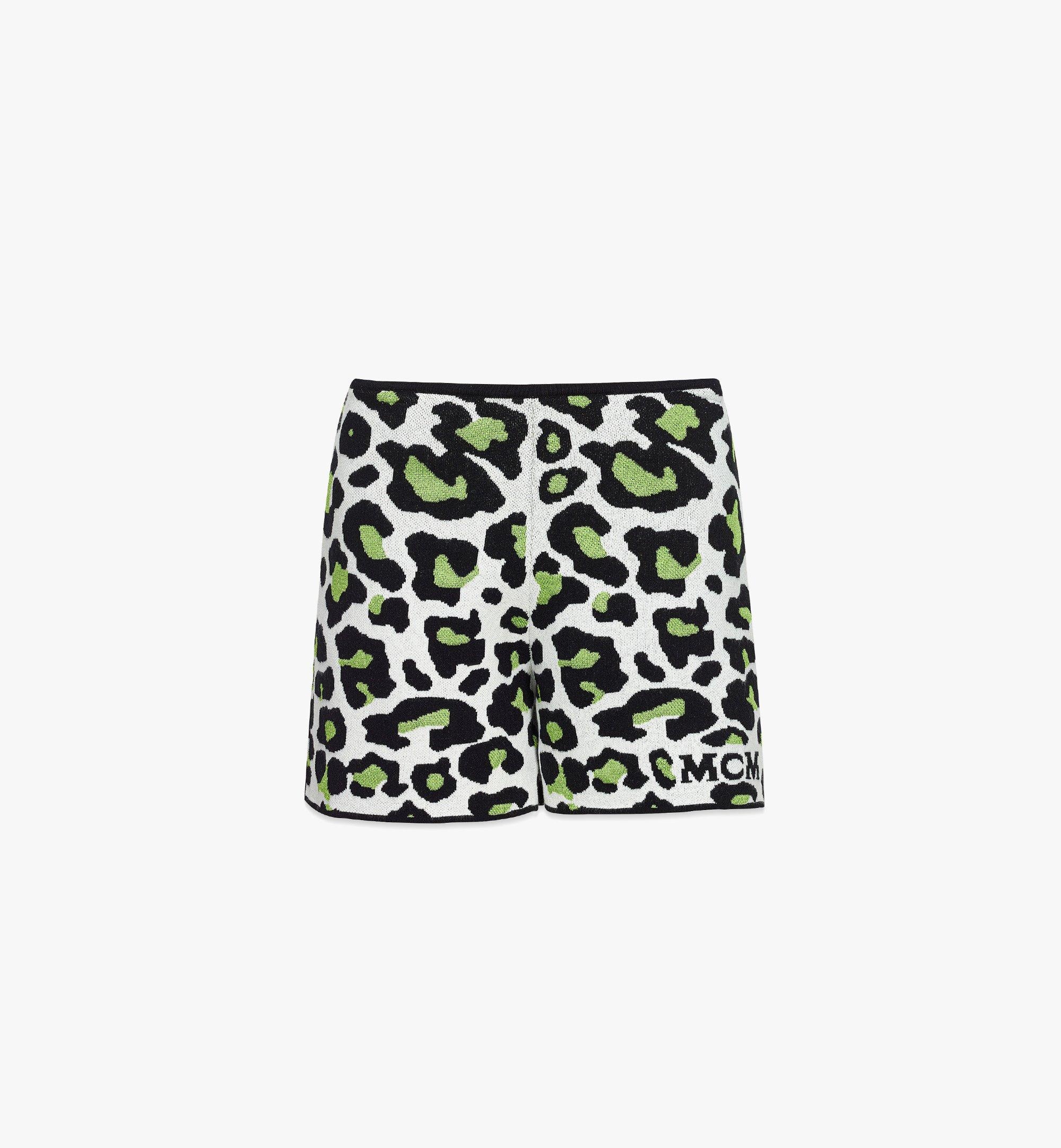Leopard Jacquard Shorts - 1