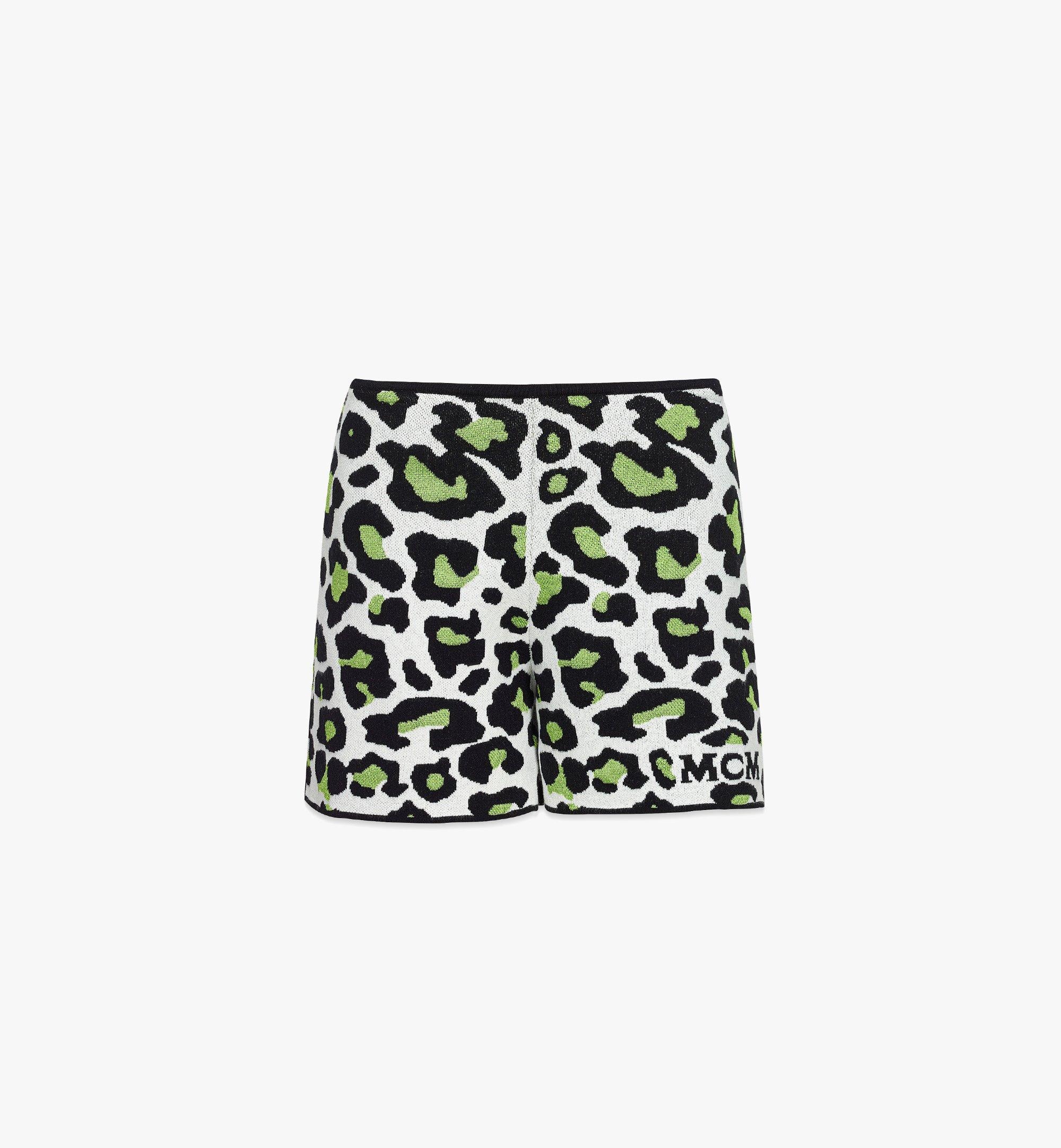 Leopard Jacquard Shorts - 1