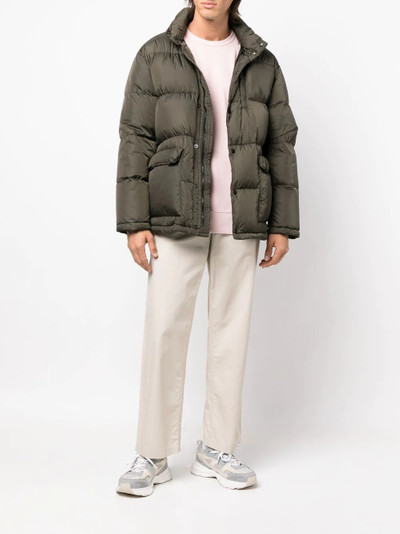 Aspesi zip-up puffer jacket outlook