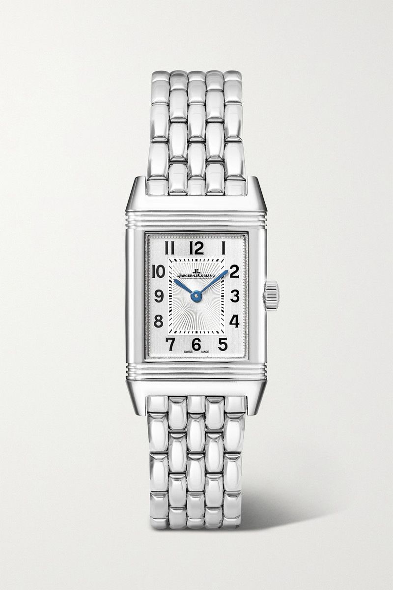Reverso 고전적인 얇은 40.1mm x 24.4mm 중간 스테인리스 시계 1