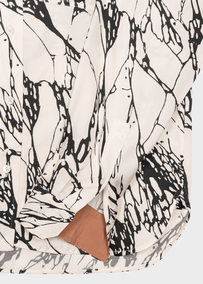 Paul Smith Silk-Blend 'Marble' Shirt outlook