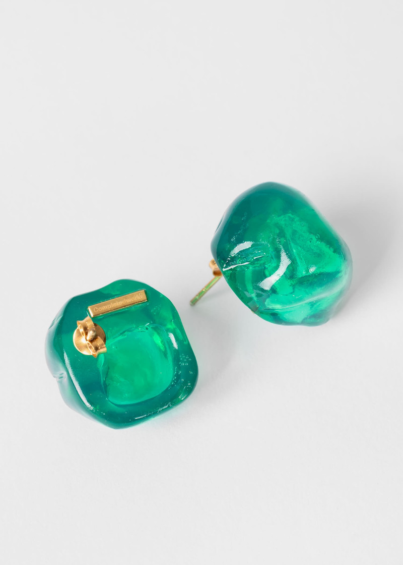 Organic Shape Bio-Resin Earrings by Completedworks 3