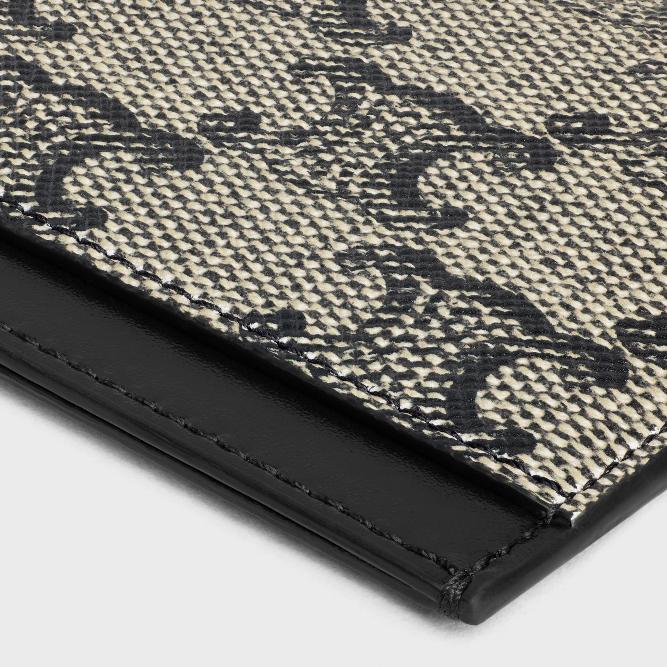 Card holder in TRIOMPHE CANVAS AND CALFSKIN - 4