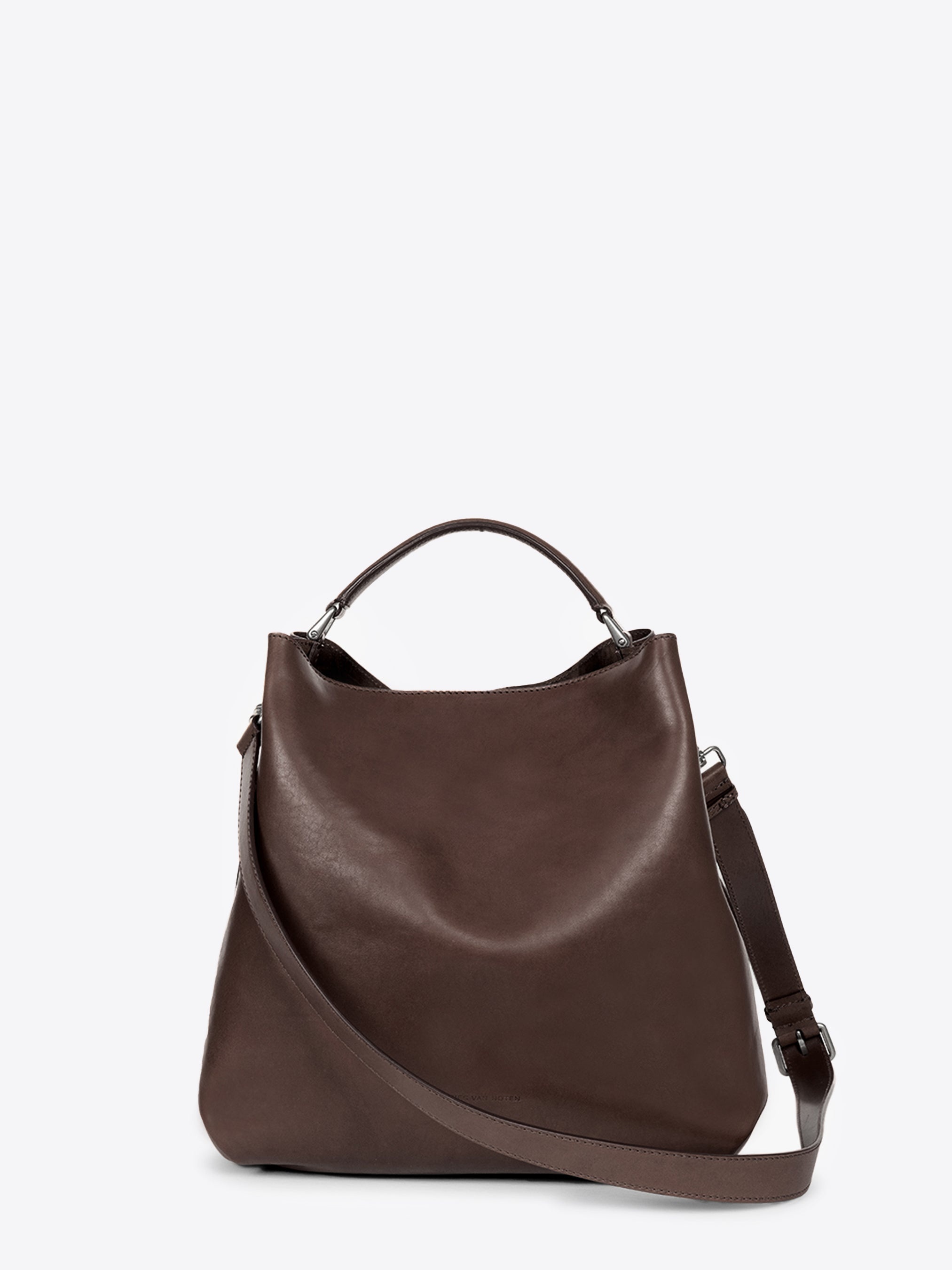 LEATHER BUCKET BAG - 4