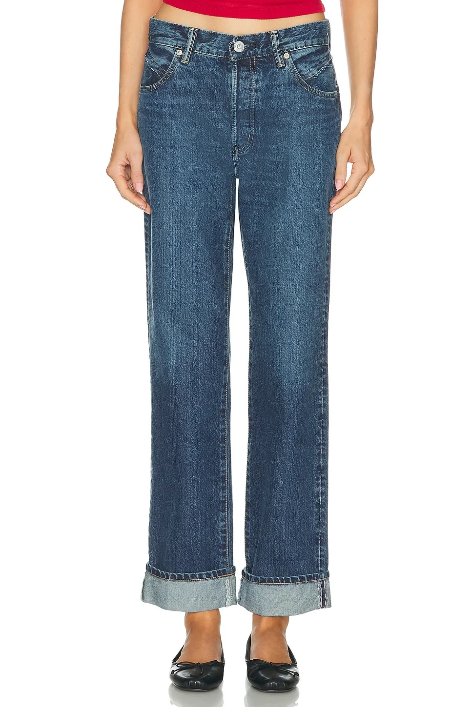 Lara Western Straight Leg Jeans - 1