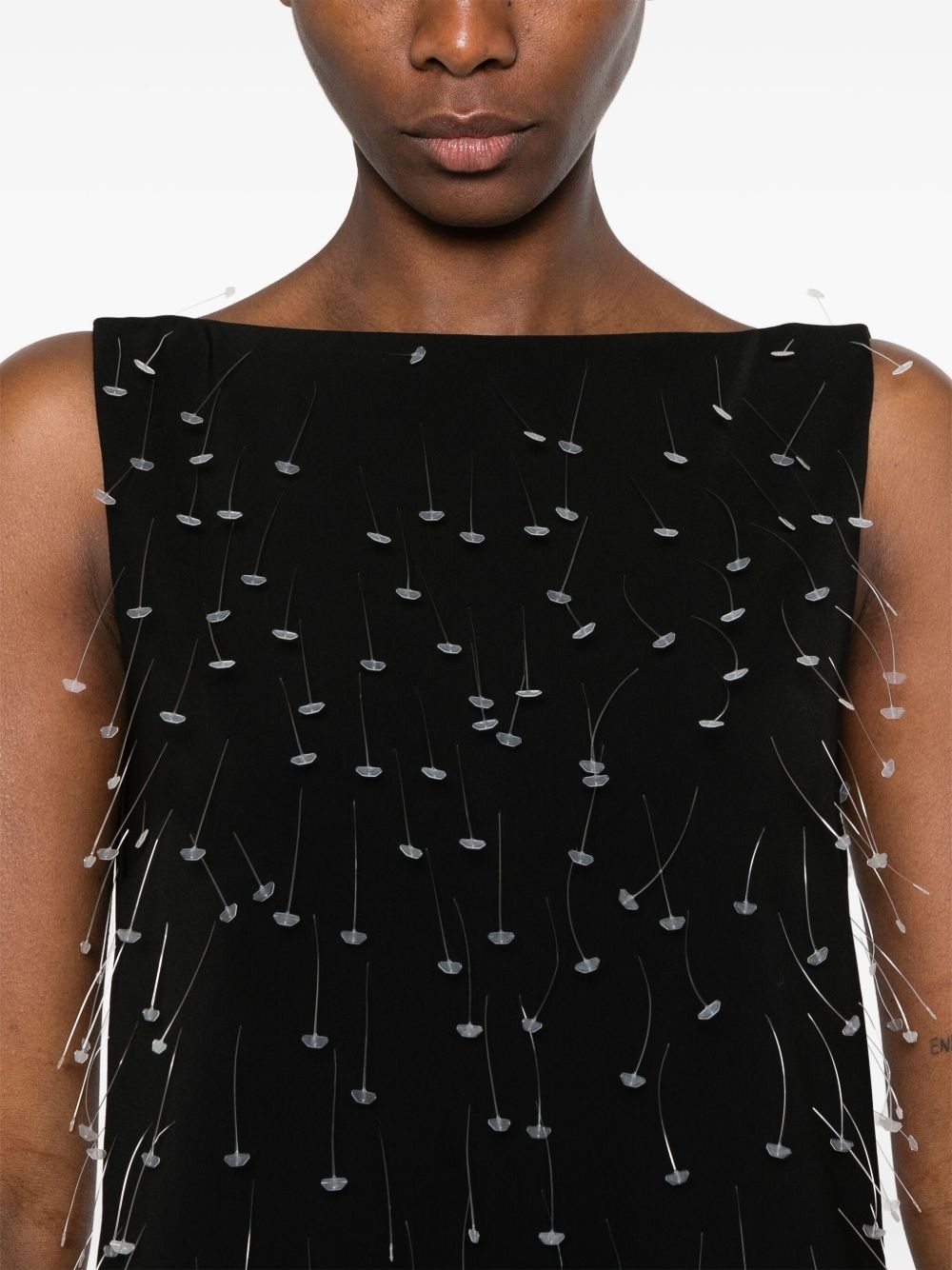 tagging-barbs mini dress - 5