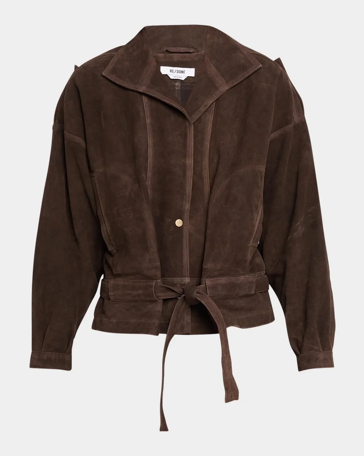 Debbie Belted Suede Jacket - 1