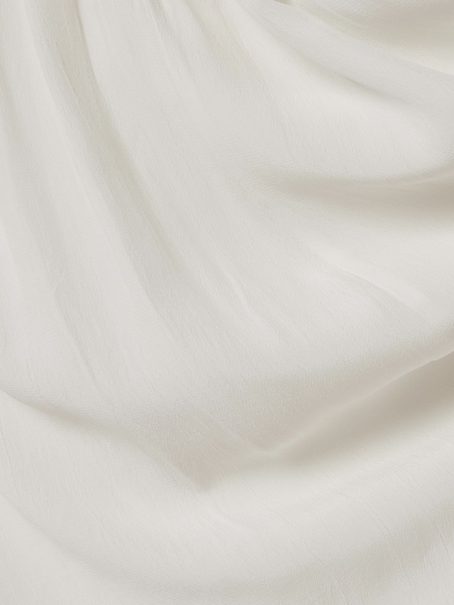 Freda broderie anglaise-trimmed crepe maxi dress White - 4