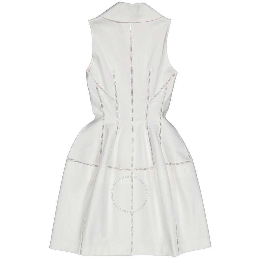Alaia Ladies White Edition 2013 The Pique Dress, Brand Size 38 (US Size 4) - 2