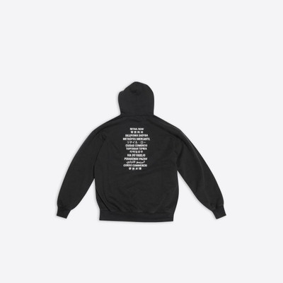 BALENCIAGA Fortnite©2021 Hoodie Medium Fit in Black outlook