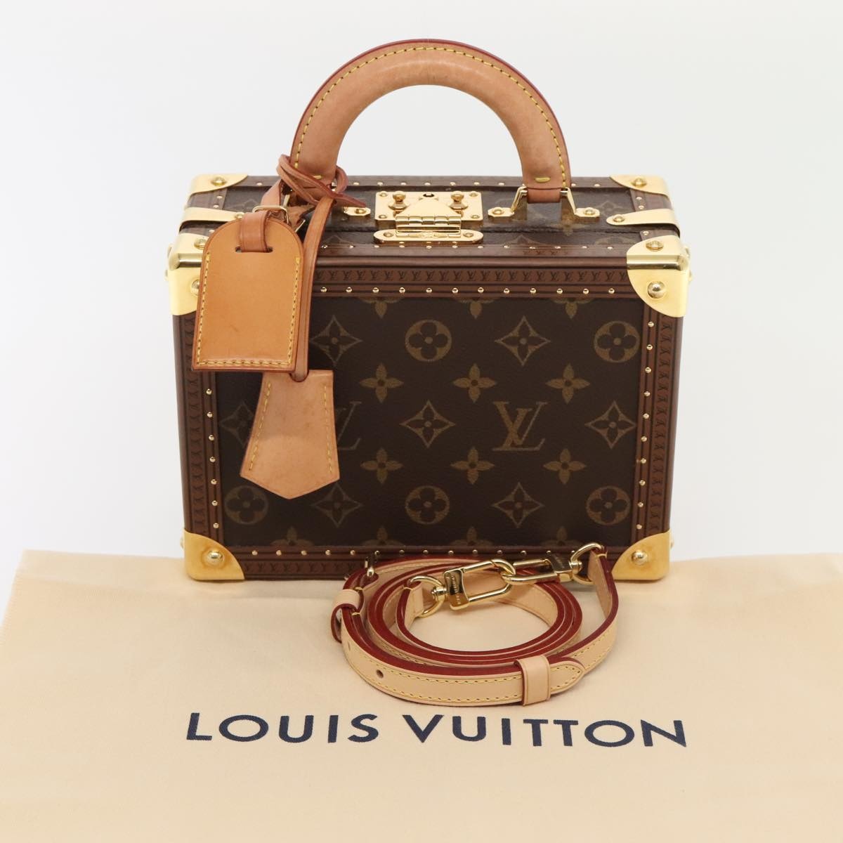 LOUIS VUITTON Monogram Petite Vallees Hand Bag M20468 - 12