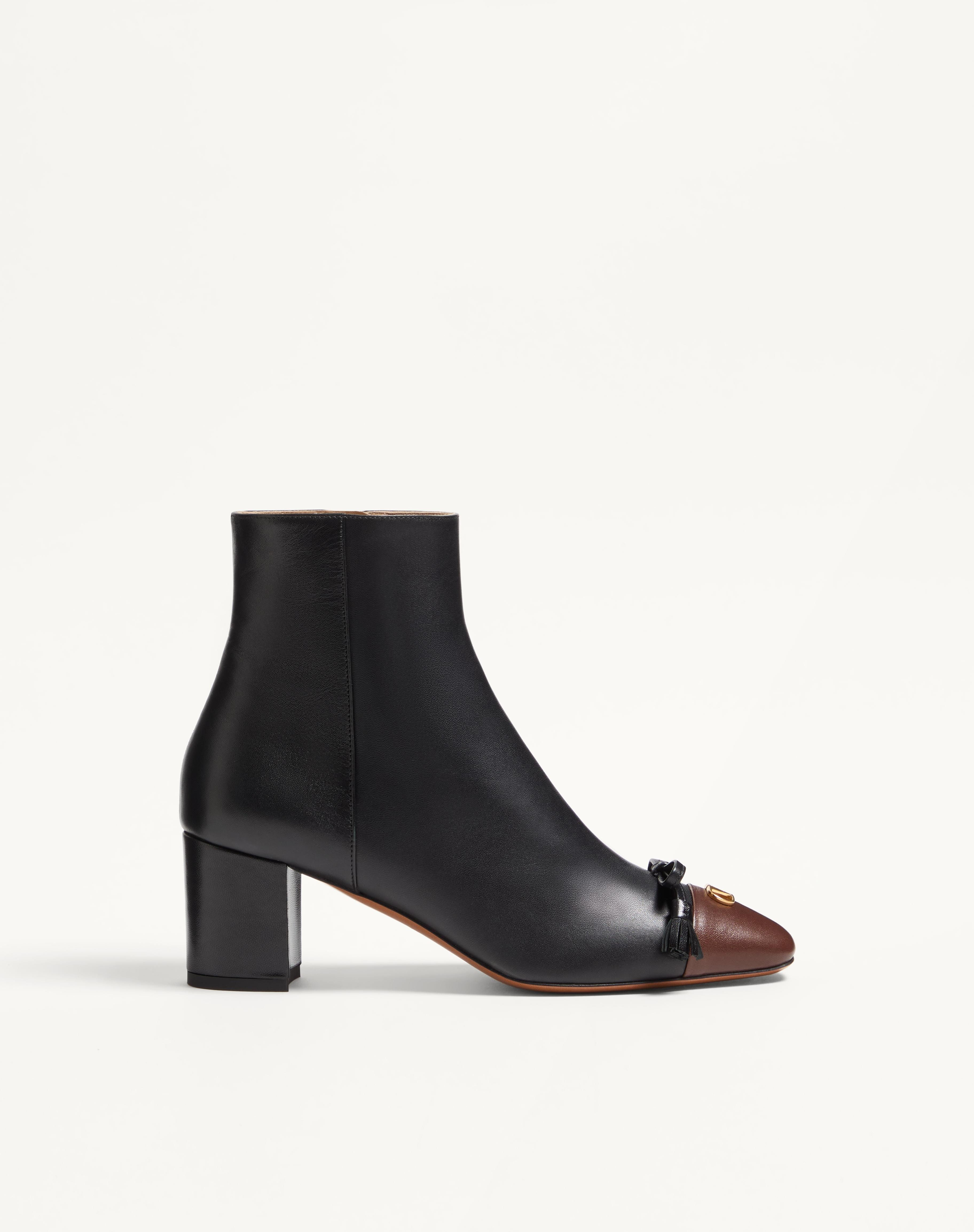 VALET DU ROI KIDSKIN LEATHER ANKLE BOOT 60MM - 1