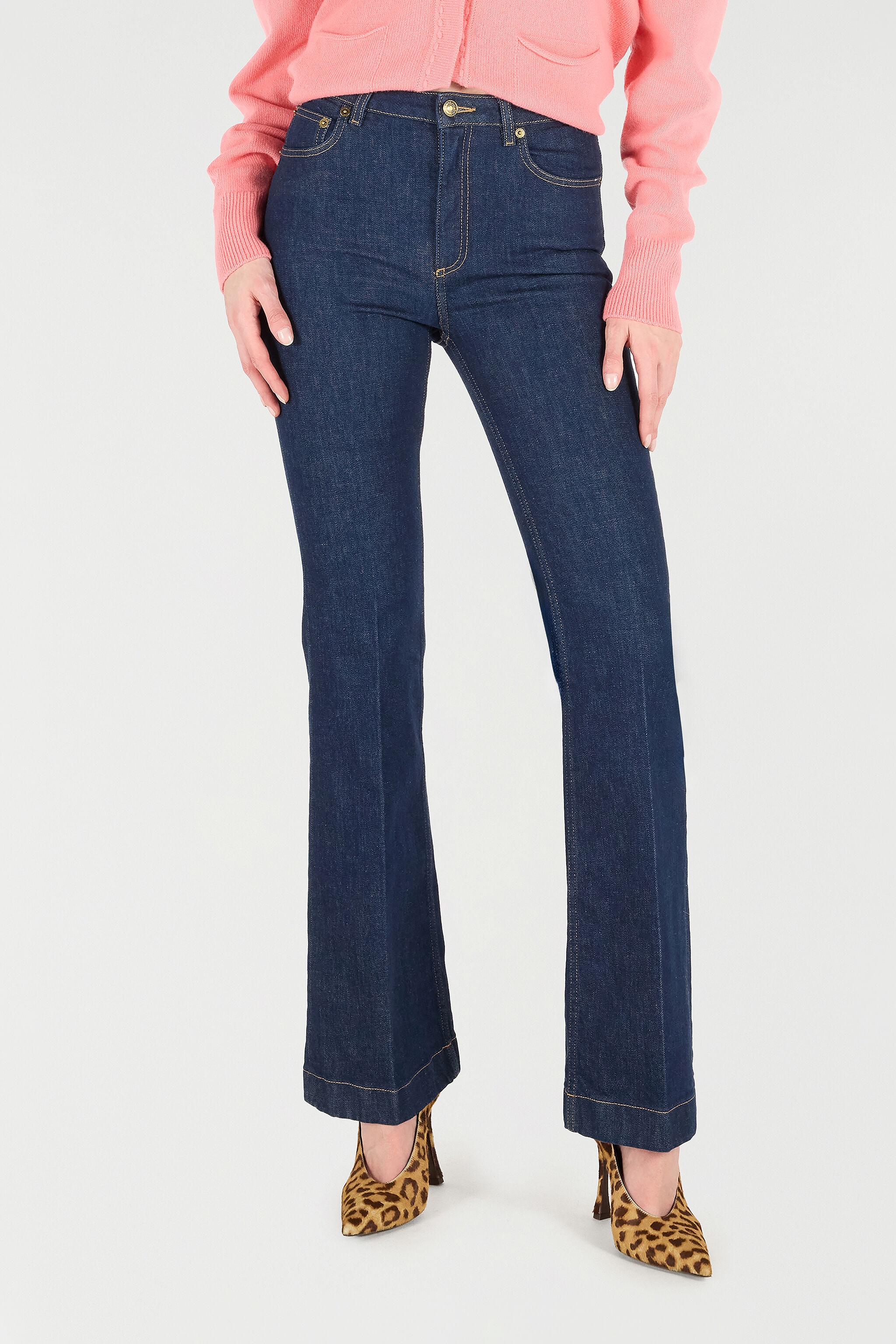 Five-Pocket Flared Jeans - 3