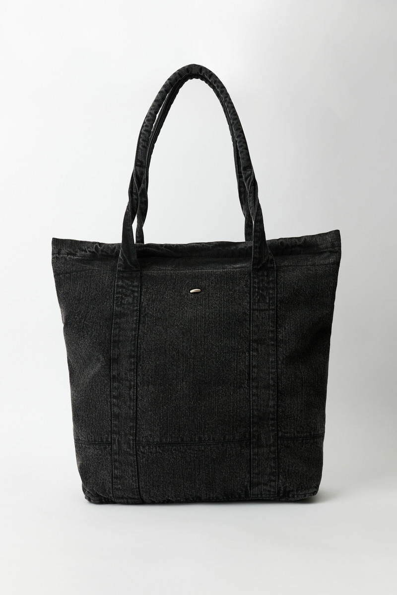 Aviation Tote Real Black Chain Twill 1