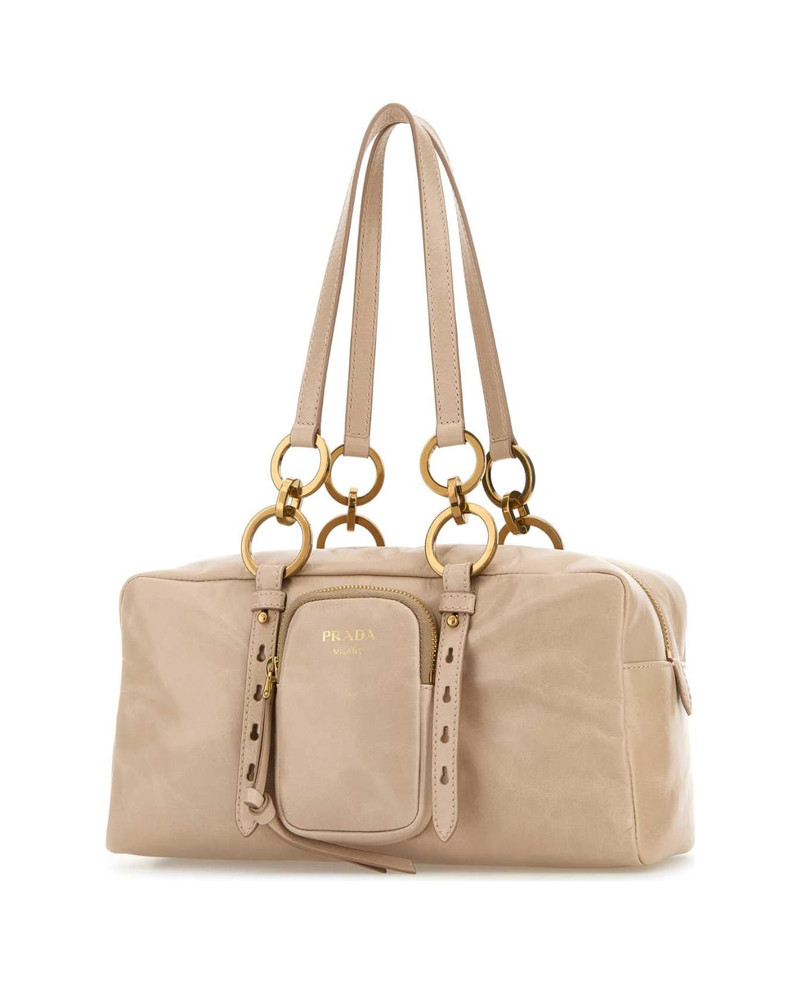 Prada Powder Pink Leather Handbag outlook