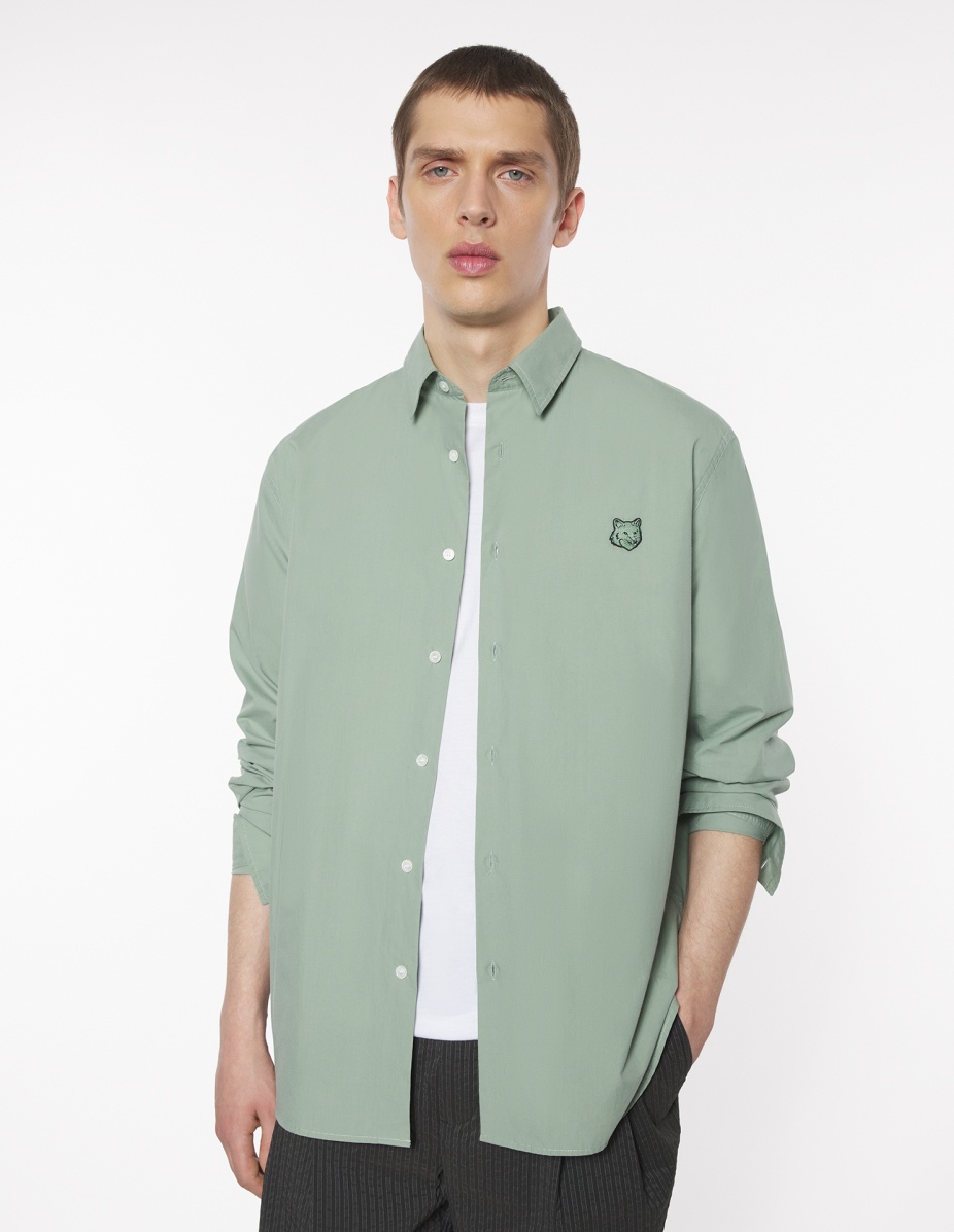 TONAL FOX HEAD PATCH RELAXED SHIRT - 3
