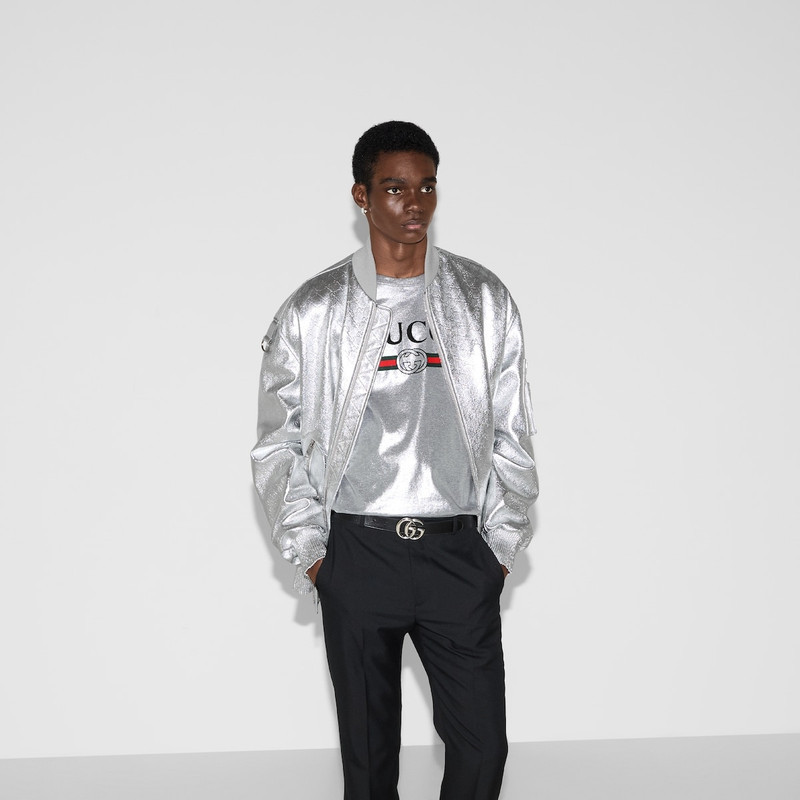 Printed cotton jersey T-shirt 6