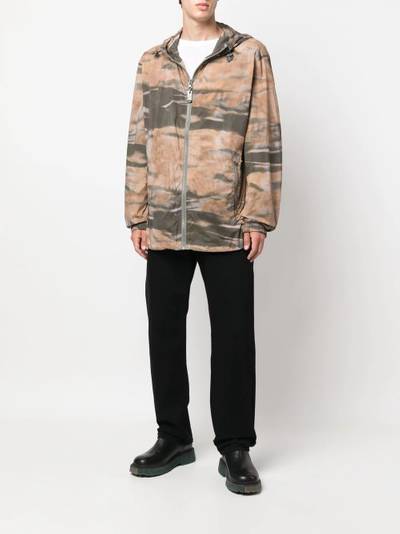 Diesel J-Warrett-Cmf camouflage-print windbreaker outlook