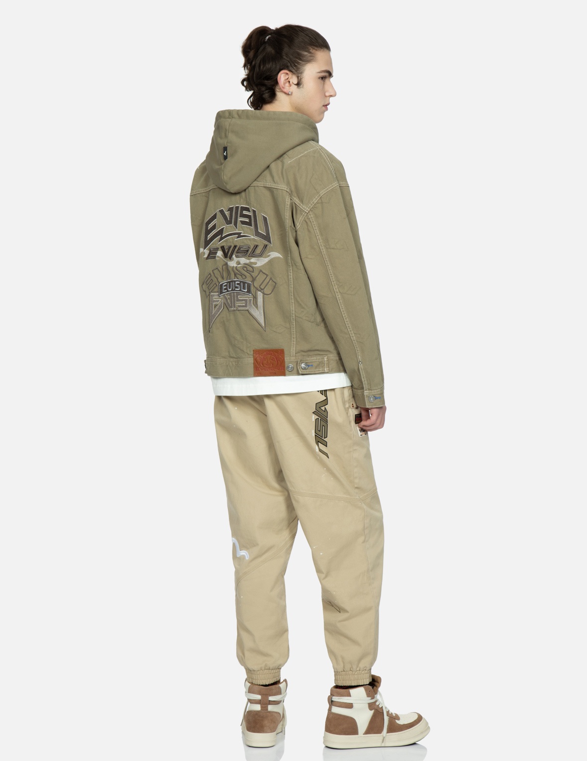 MULTI-LOGO PRINT LOOSE-FIT JOGGER PANTS - 3