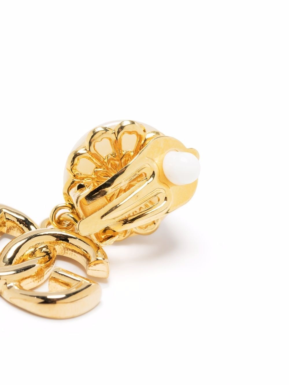 DG-logo drop earrings - 3