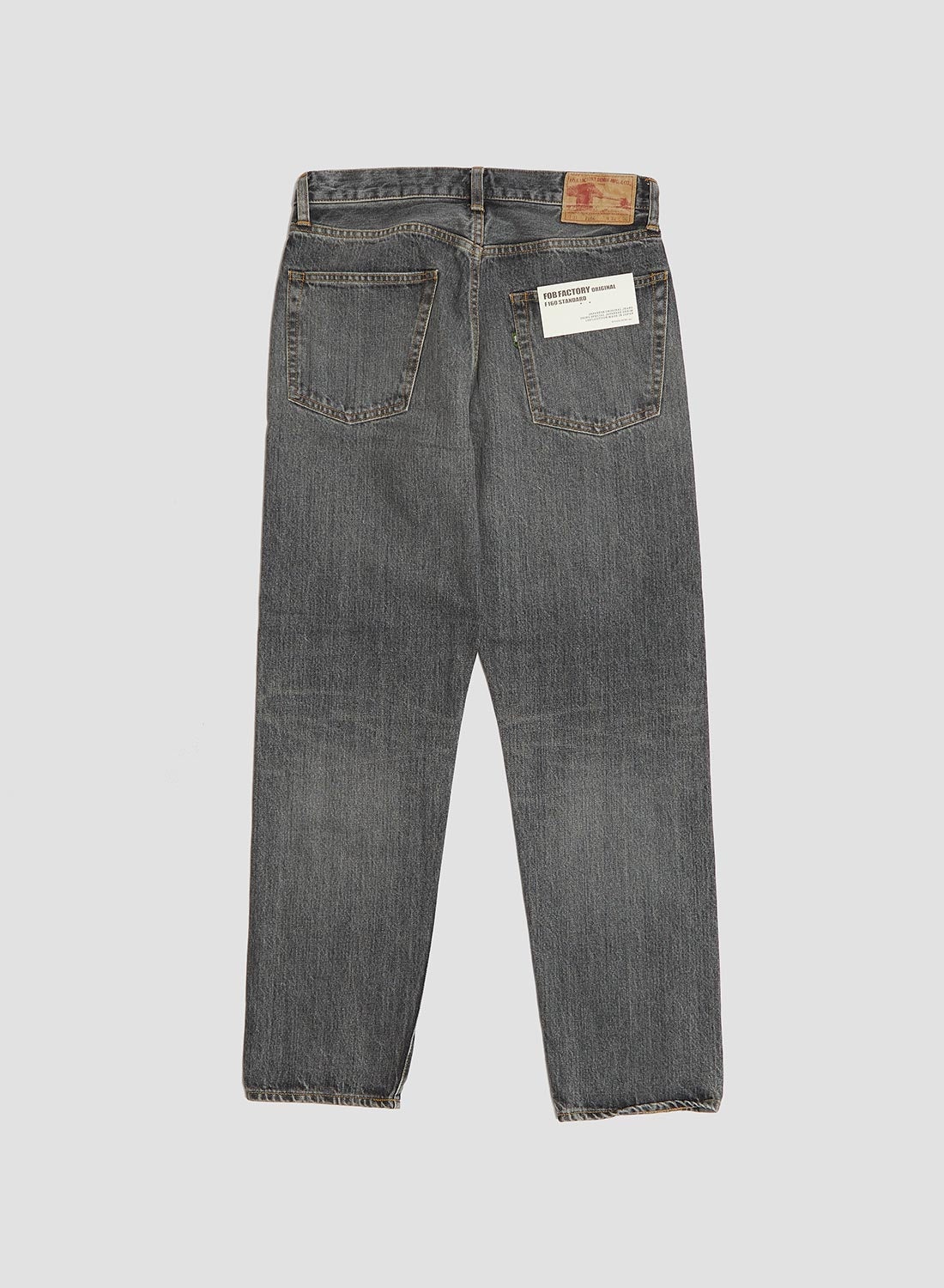 FOB Factory Selvedge 66 Denim 5P Washed Black - 3