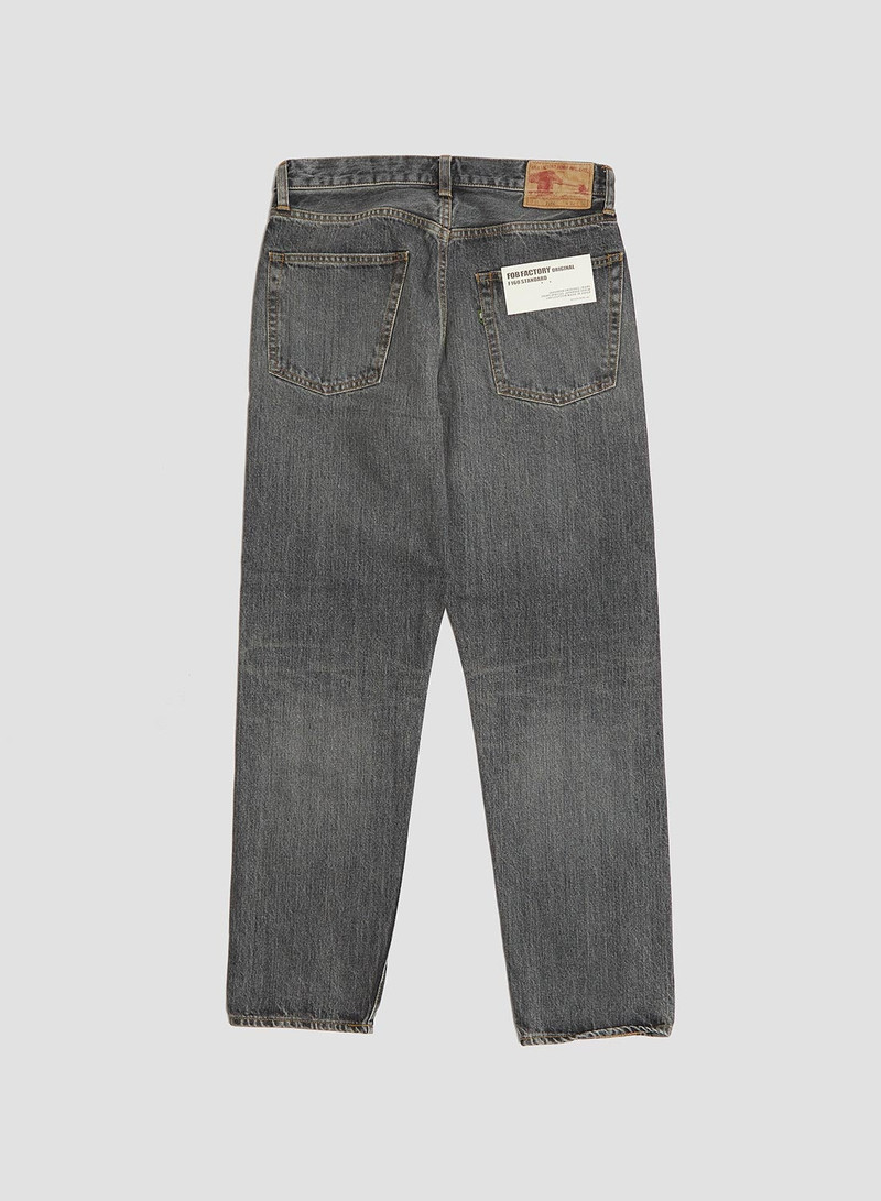 FOB Factory Selvedge 66 Denim 5P Washed Black 3