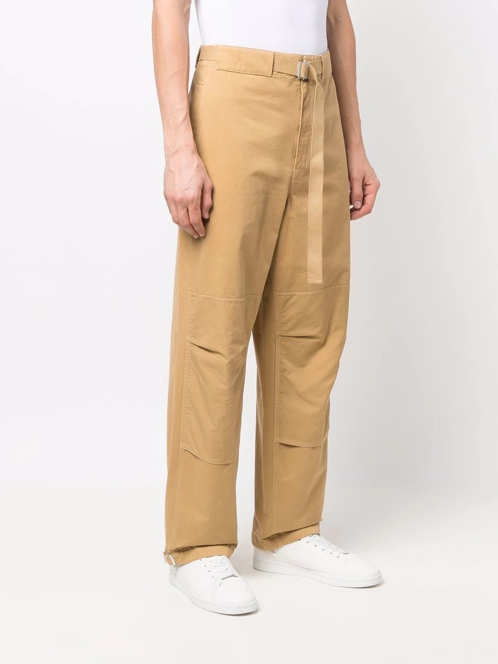 cotton wide leg trousers - 3