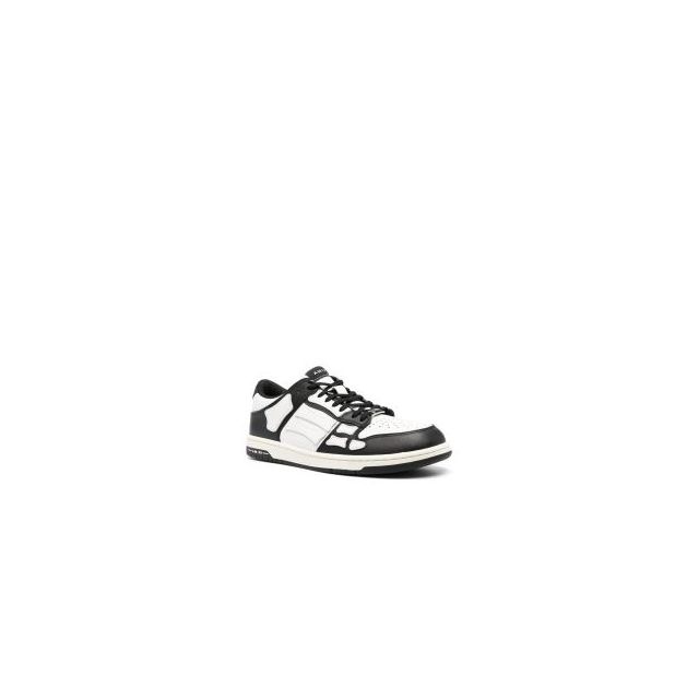 Skel black and white low top sneakers - 2